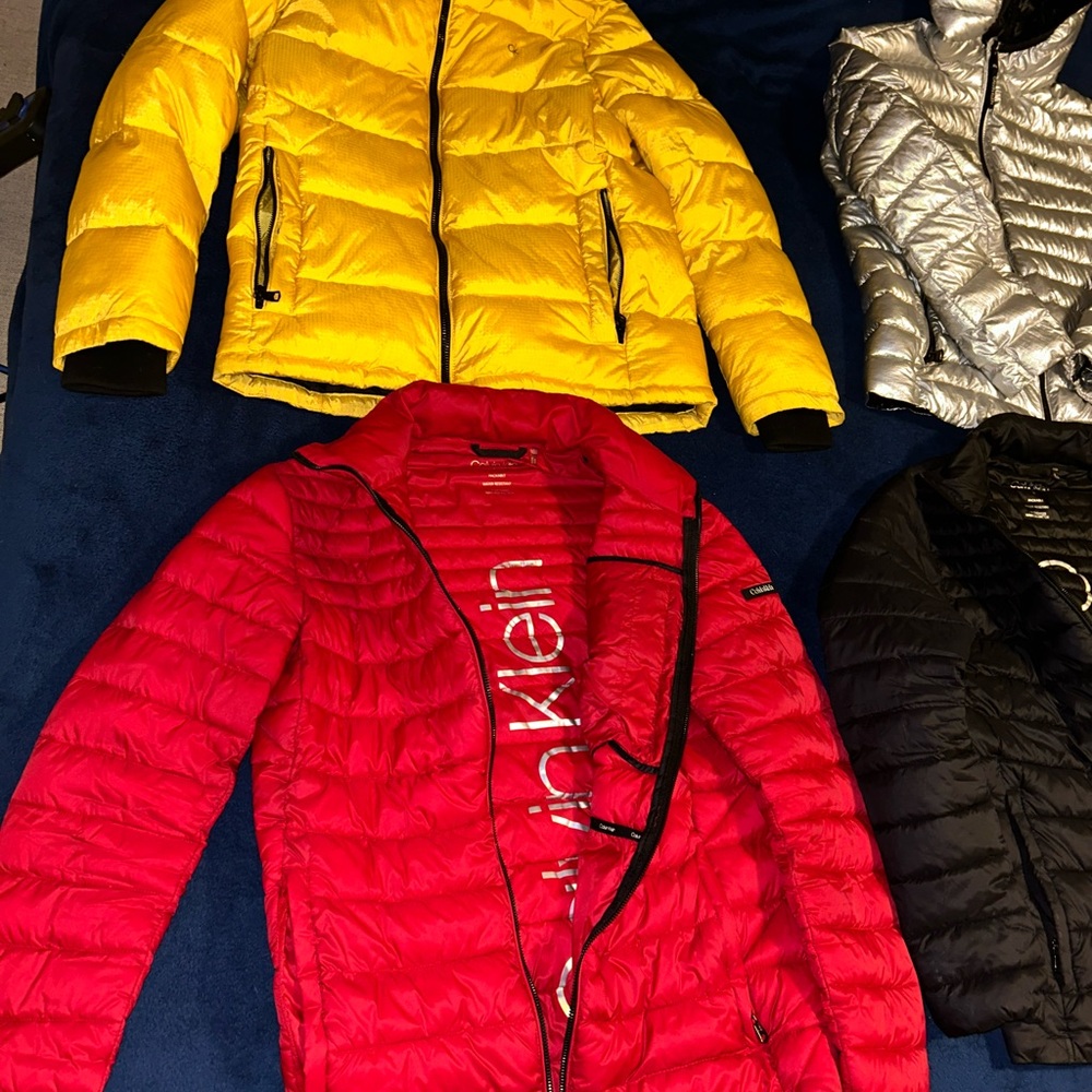 4 Calvin Klein puffer Jackets